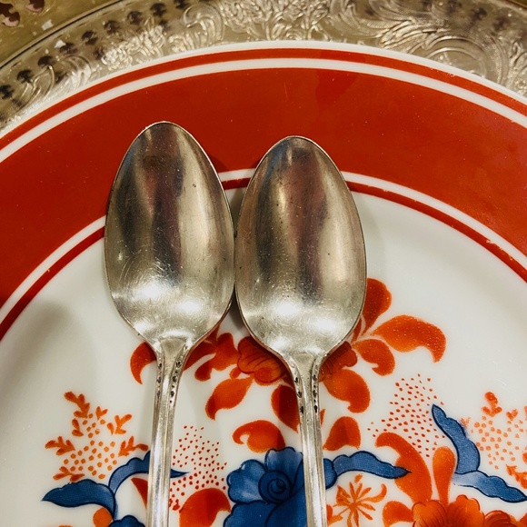 D3-Vintage Silverplate Algonquin/Baronet Iced Tea Spoon Set - Picture 6 of 10